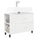 Unitate Vanity pentru Baie Alb foarte lucios 80 x 35 x 60 cm - WALTI WALTI