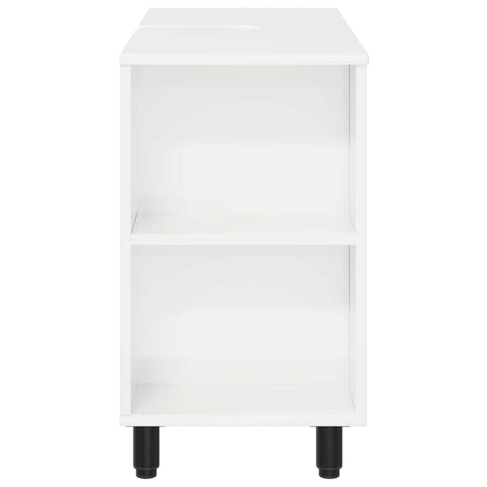 Unitate Vanity pentru Baie Alb foarte lucios 80 x 35 x 60 cm - WALTI WALTI