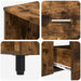 Unitate Vanity pentru Baie Stejar fumuriu 80 x 35 x 60 cm - WALTI WALTI