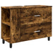 Unitate Vanity pentru Baie Stejar fumuriu 80 x 35 x 60 cm - WALTI WALTI