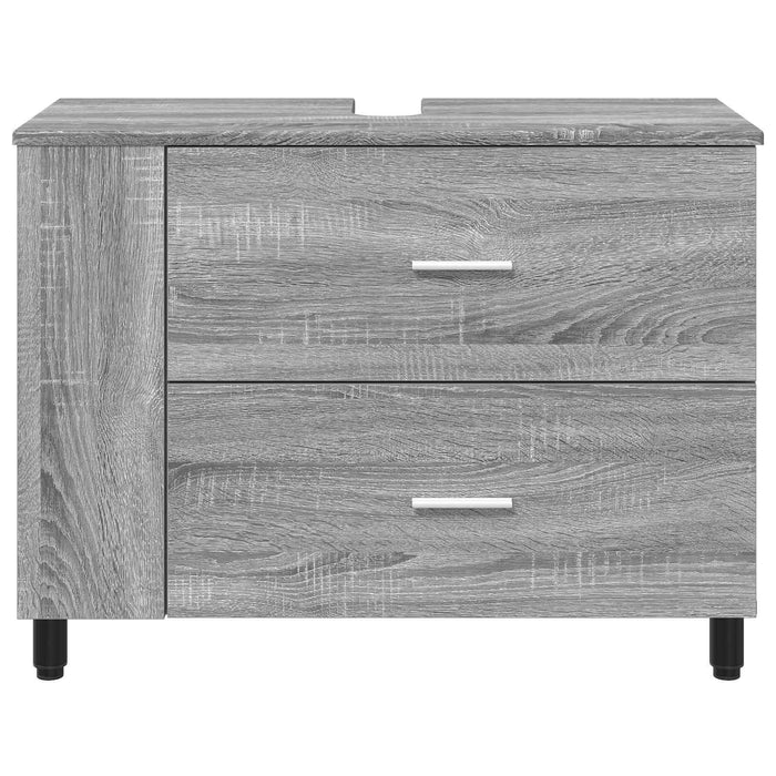 Unitate Vanity pentru Baie Sonoma gri 80 x 35 x 60 cm - WALTI WALTI