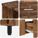 Unitate Vanity pentru Baie Lemn vechi 80 x 35 x 60 cm - WALTI WALTI