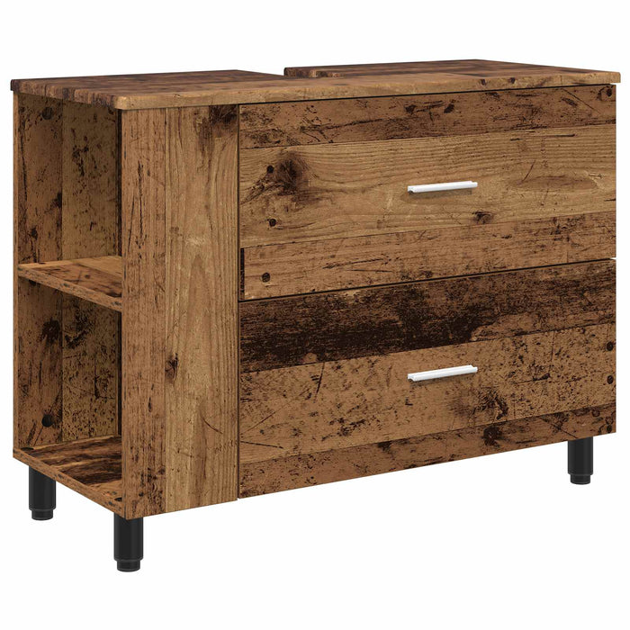 Unitate Vanity pentru Baie Lemn vechi 80 x 35 x 60 cm - WALTI WALTI