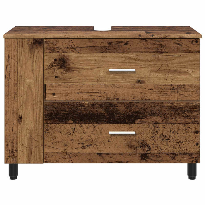 Unitate Vanity pentru Baie Lemn vechi 80 x 35 x 60 cm - WALTI WALTI