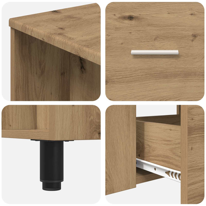 Unitate Vanity pentru Baie Stejar Artizanal 80 x 35 x 60 cm - WALTI WALTI