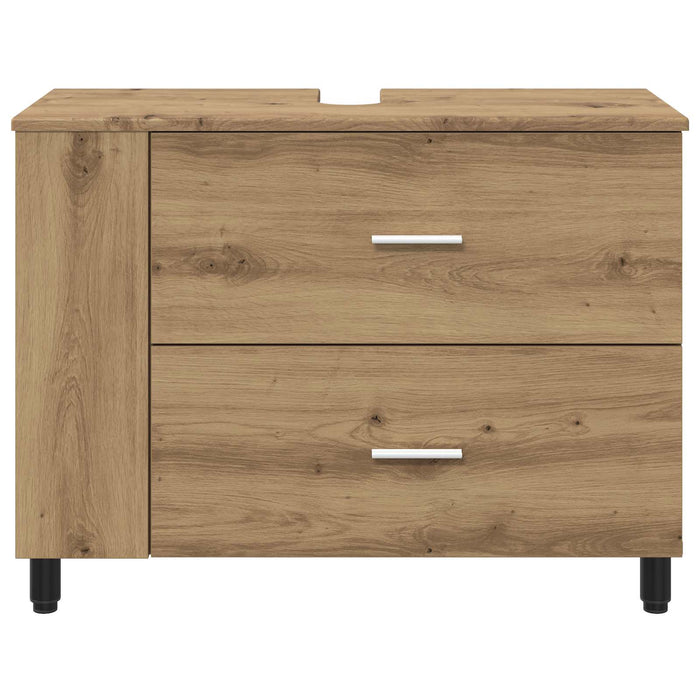 Unitate Vanity pentru Baie Stejar Artizanal 80 x 35 x 60 cm - WALTI WALTI