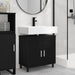 Unitate Vanity pentru Baie Negru 60 x 35 x 60 cm Lemn prelucrat - WALTI WALTI