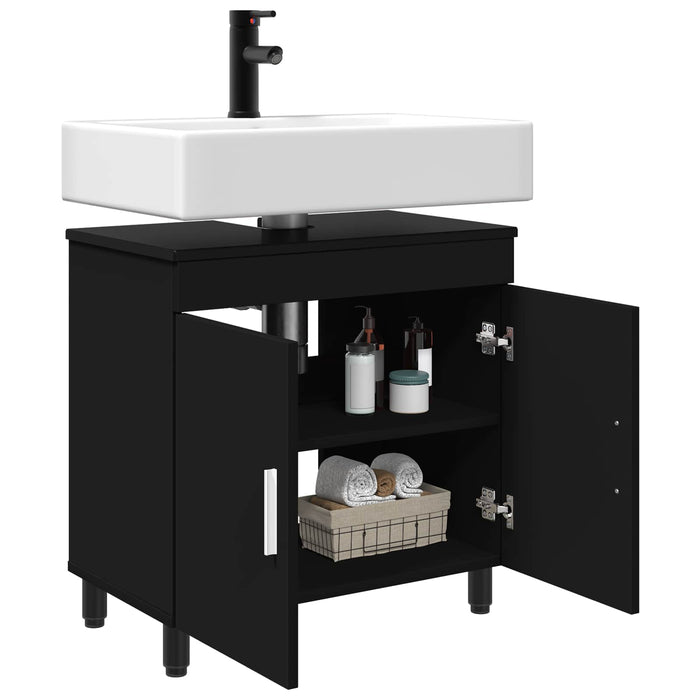 Unitate Vanity pentru Baie Negru 60 x 35 x 60 cm Lemn prelucrat - WALTI WALTI