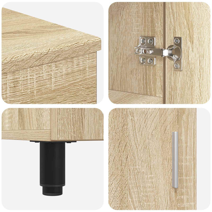 Unitate Vanity pentru Baie Stejar Sonoma 60 x 35 x 60 cm - WALTI WALTI