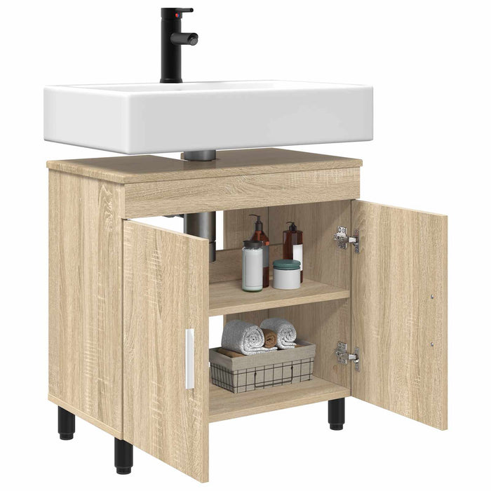 Unitate Vanity pentru Baie Stejar Sonoma 60 x 35 x 60 cm - WALTI WALTI