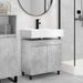 Unitate Vanity pentru Baie Gri Beton 60 x 35 x 60 cm - WALTI WALTI