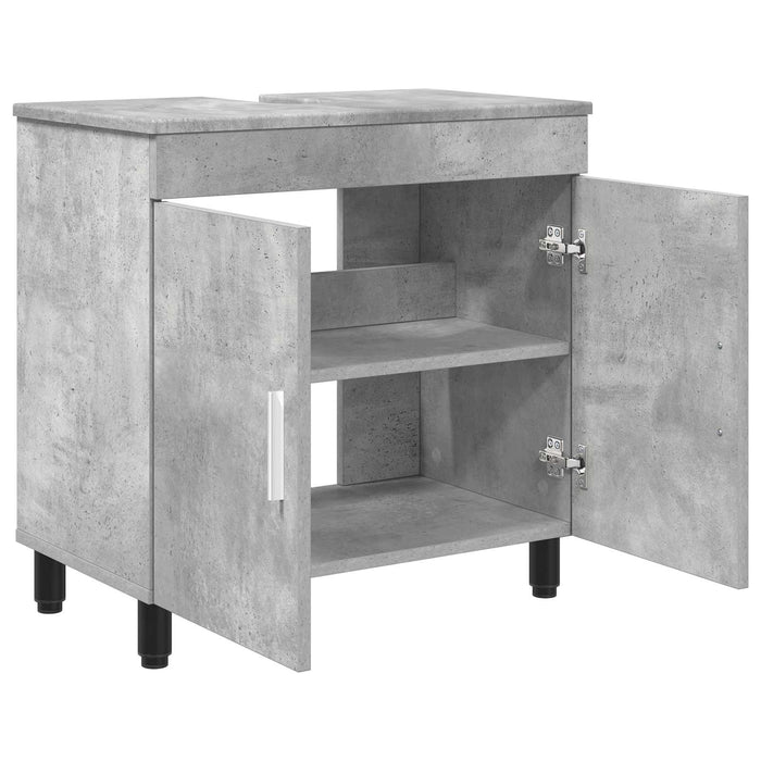 Unitate Vanity pentru Baie Gri Beton 60 x 35 x 60 cm - WALTI WALTI