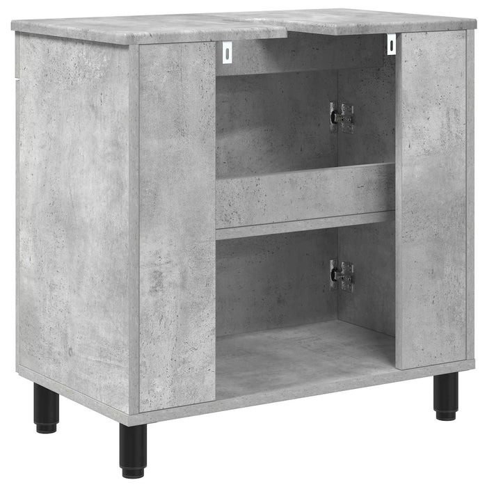 Unitate Vanity pentru Baie Gri Beton 60 x 35 x 60 cm - WALTI WALTI