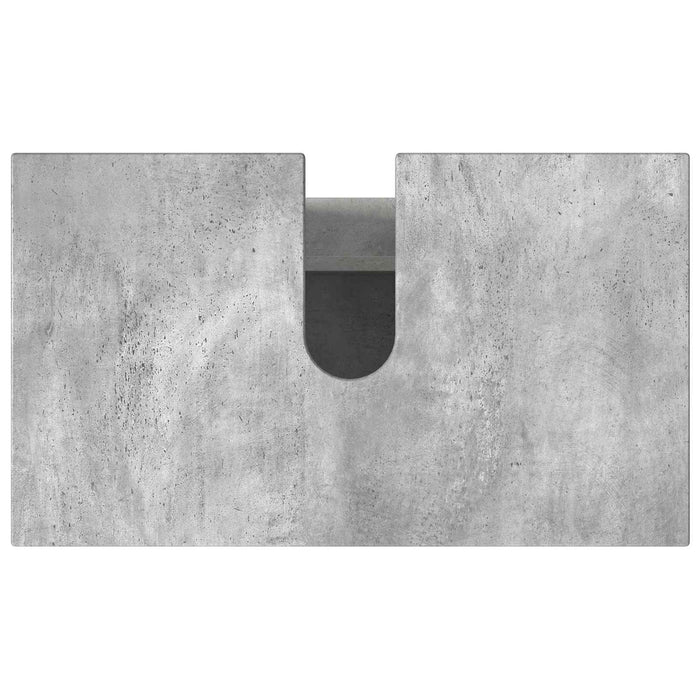 Unitate Vanity pentru Baie Gri Beton 60 x 35 x 60 cm - WALTI WALTI