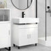 Unitate Vanity pentru Baie Alb foarte lucios 60 x 35 x 60 cm - WALTI WALTI