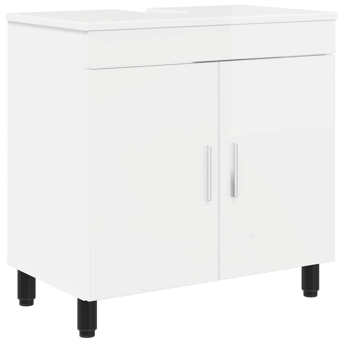 Unitate Vanity pentru Baie Alb foarte lucios 60 x 35 x 60 cm - WALTI WALTI