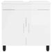 Unitate Vanity pentru Baie Alb foarte lucios 60 x 35 x 60 cm - WALTI WALTI