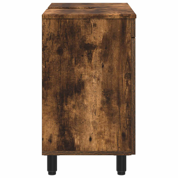 Unitate Vanity pentru Baie Stejar fumuriu 60 x 35 x 60 cm - WALTI WALTI