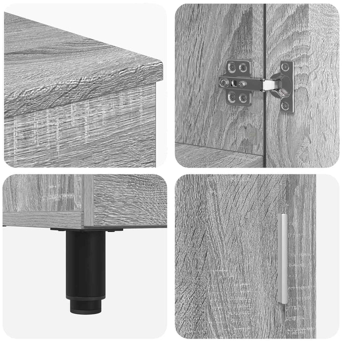 Unitate Vanity pentru Baie Sonoma gri 60 x 35 x 60 cm - WALTI WALTI