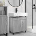 Unitate Vanity pentru Baie Sonoma gri 60 x 35 x 60 cm - WALTI WALTI