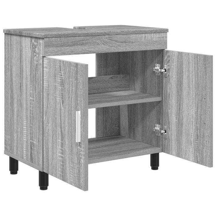 Unitate Vanity pentru Baie Sonoma gri 60 x 35 x 60 cm - WALTI WALTI