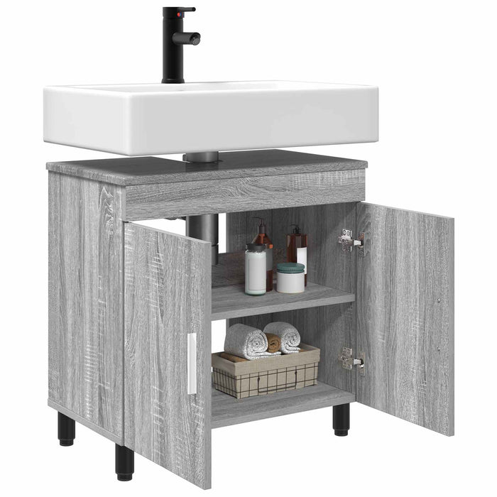 Unitate Vanity pentru Baie Sonoma gri 60 x 35 x 60 cm - WALTI WALTI
