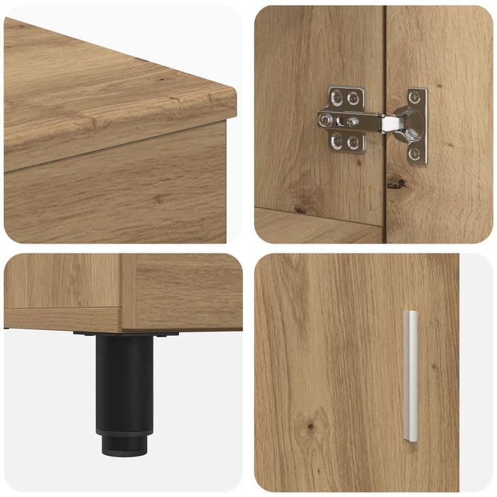 Unitate Vanity pentru Baie Stejar Artizanal 60 x 35 x 60 cm - WALTI WALTI
