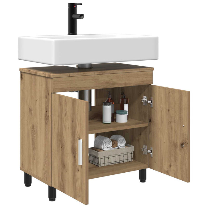 Unitate Vanity pentru Baie Stejar Artizanal 60 x 35 x 60 cm - WALTI WALTI