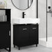 Unitate Vanity pentru Baie Negru 60 x 35 x 60 cm Lemn prelucrat - WALTI WALTI
