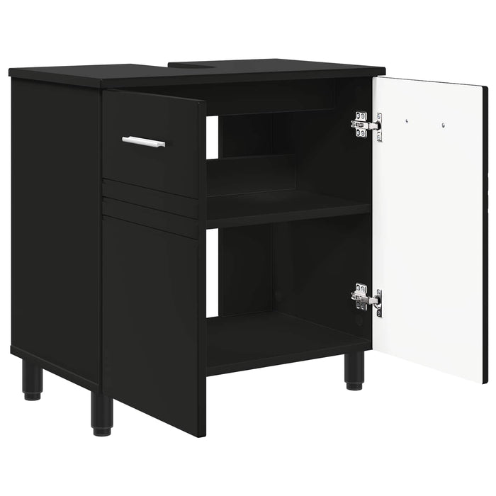 Unitate Vanity pentru Baie Negru 60 x 35 x 60 cm Lemn prelucrat - WALTI WALTI
