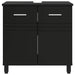Unitate Vanity pentru Baie Negru 60 x 35 x 60 cm Lemn prelucrat - WALTI WALTI