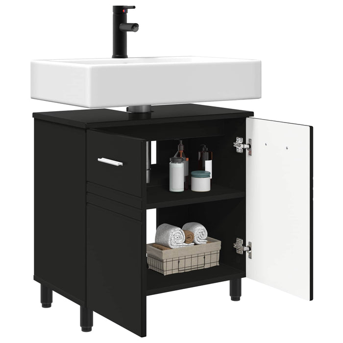 Unitate Vanity pentru Baie Negru 60 x 35 x 60 cm Lemn prelucrat - WALTI WALTI