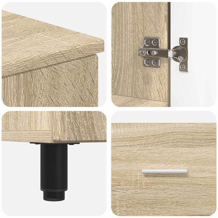 Unitate Vanity pentru Baie Stejar Sonoma 60 x 35 x 60 cm - WALTI WALTI