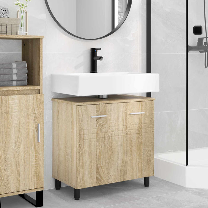Unitate Vanity pentru Baie Stejar Sonoma 60 x 35 x 60 cm - WALTI WALTI