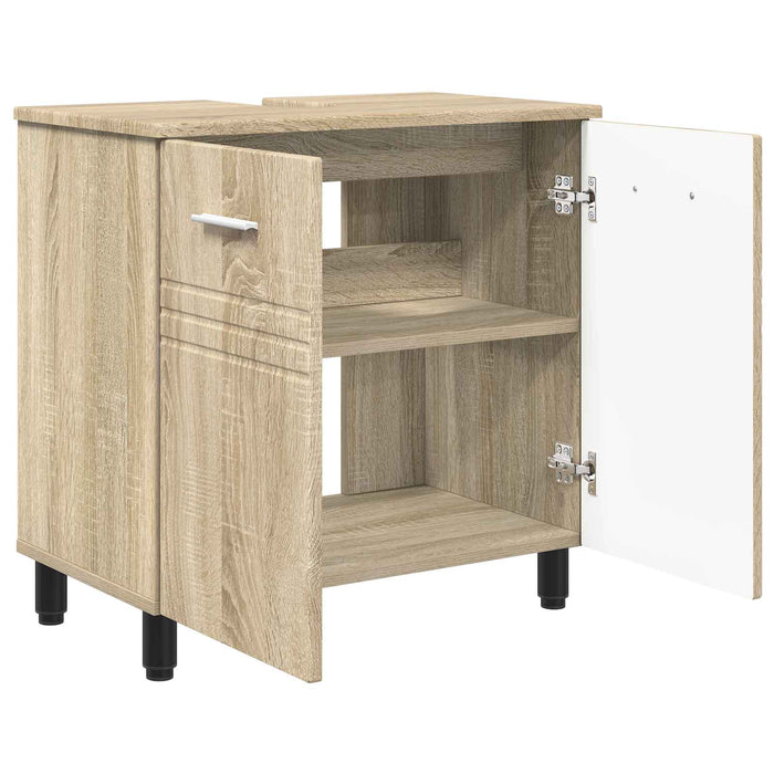 Unitate Vanity pentru Baie Stejar Sonoma 60 x 35 x 60 cm - WALTI WALTI