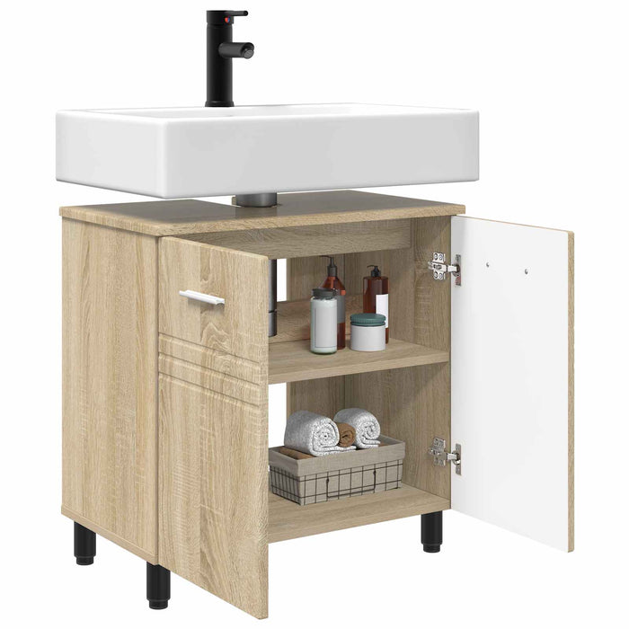Unitate Vanity pentru Baie Stejar Sonoma 60 x 35 x 60 cm - WALTI WALTI