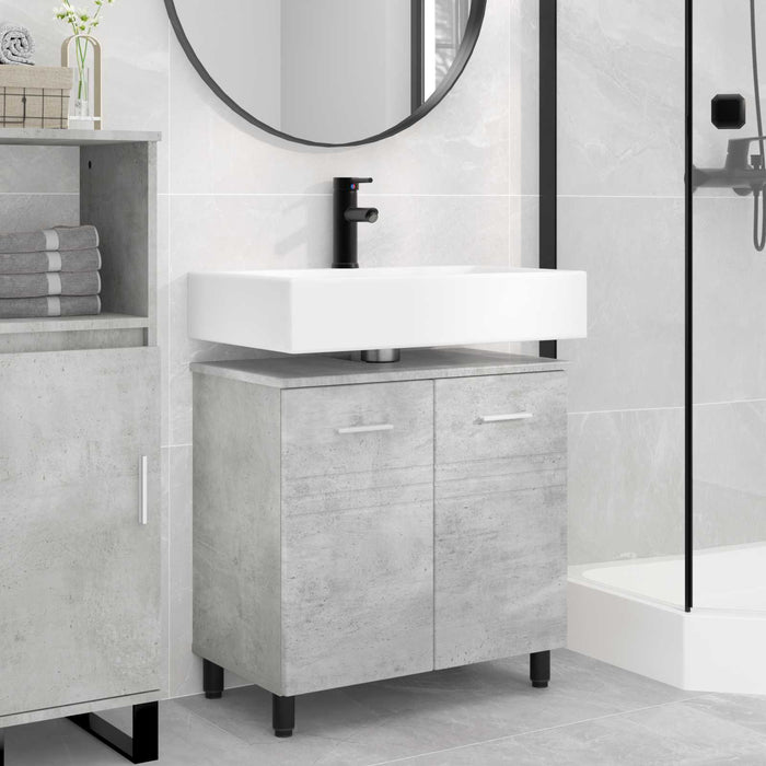 Unitate Vanity pentru Baie Gri Beton 60 x 35 x 60 cm WALTI