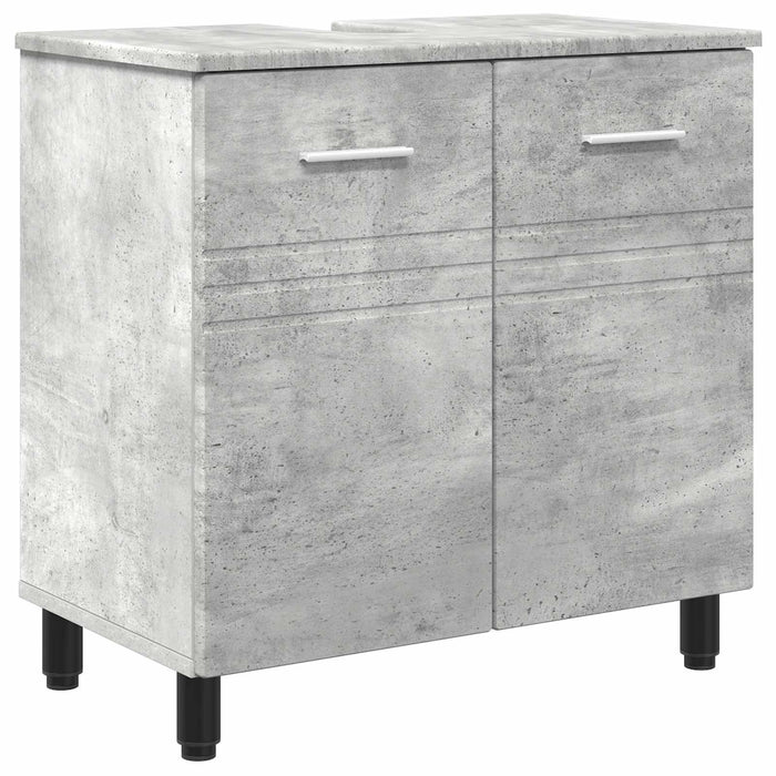 Unitate Vanity pentru Baie Gri Beton 60 x 35 x 60 cm WALTI
