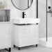 Unitate Vanity pentru Baie Alb foarte lucios 60 x 35 x 60 cm - WALTI WALTI