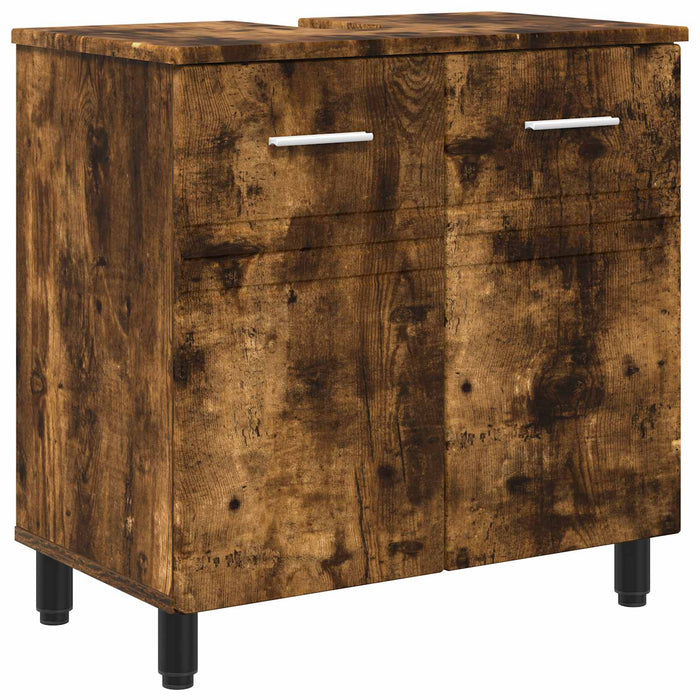 Unitate Vanity pentru Baie Stejar fumuriu 60 x 35 x 60 cm - WALTI WALTI
