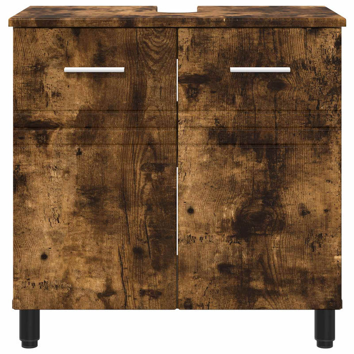 Unitate Vanity pentru Baie Stejar fumuriu 60 x 35 x 60 cm - WALTI WALTI