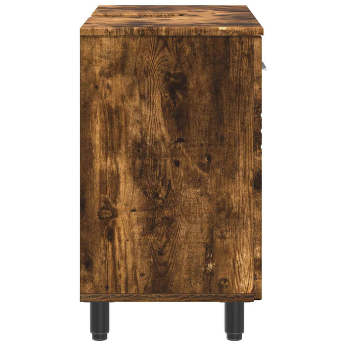 Unitate Vanity pentru Baie Stejar fumuriu 60 x 35 x 60 cm - WALTI WALTI
