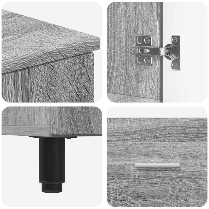 Unitate Vanity pentru Baie Sonoma gri 60 x 35 x 60 cm - WALTI WALTI