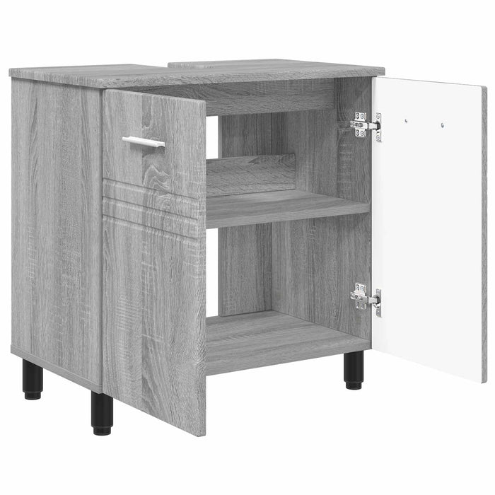Unitate Vanity pentru Baie Sonoma gri 60 x 35 x 60 cm - WALTI WALTI