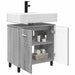Unitate Vanity pentru Baie Sonoma gri 60 x 35 x 60 cm - WALTI WALTI