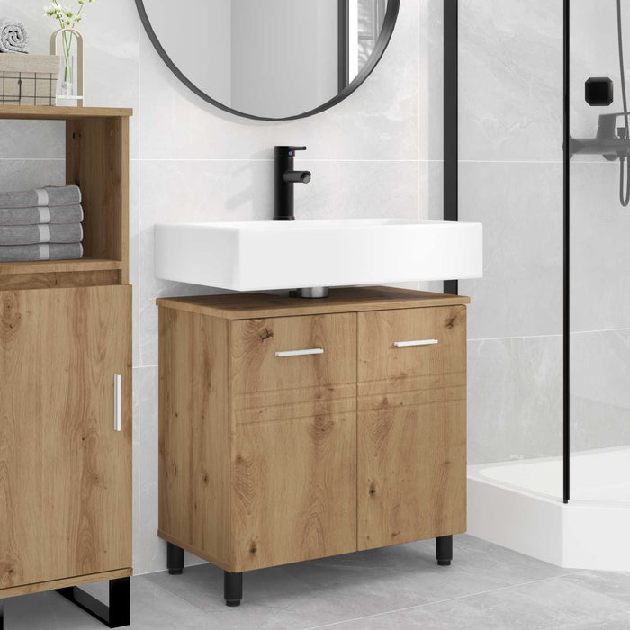 Unitate Vanity pentru Baie Stejar Artizanal 60 x 35 x 60 cm - WALTI WALTI