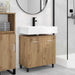 Unitate Vanity pentru Baie Stejar Artizanal 60 x 35 x 60 cm - WALTI WALTI