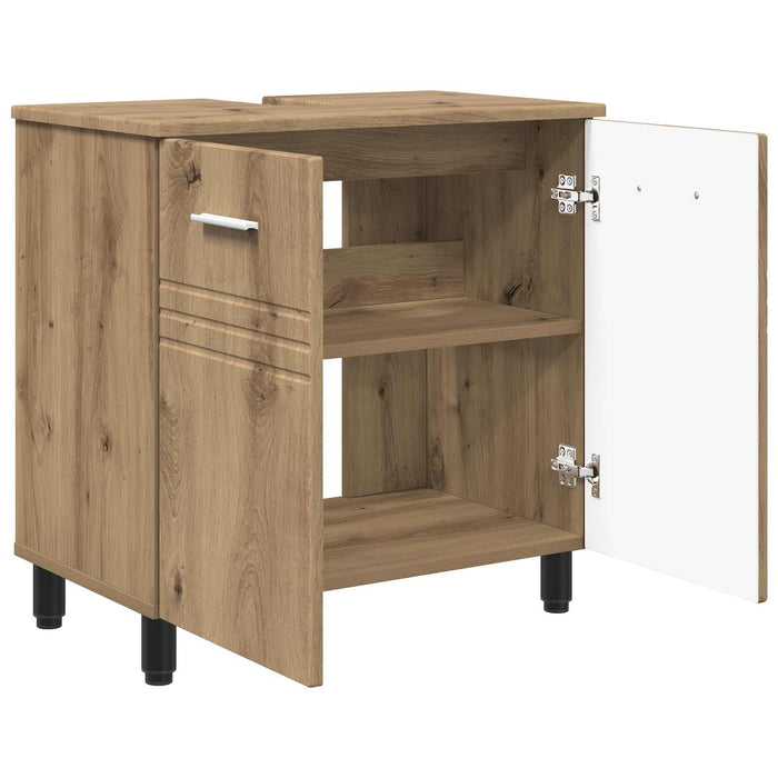 Unitate Vanity pentru Baie Stejar Artizanal 60 x 35 x 60 cm - WALTI WALTI
