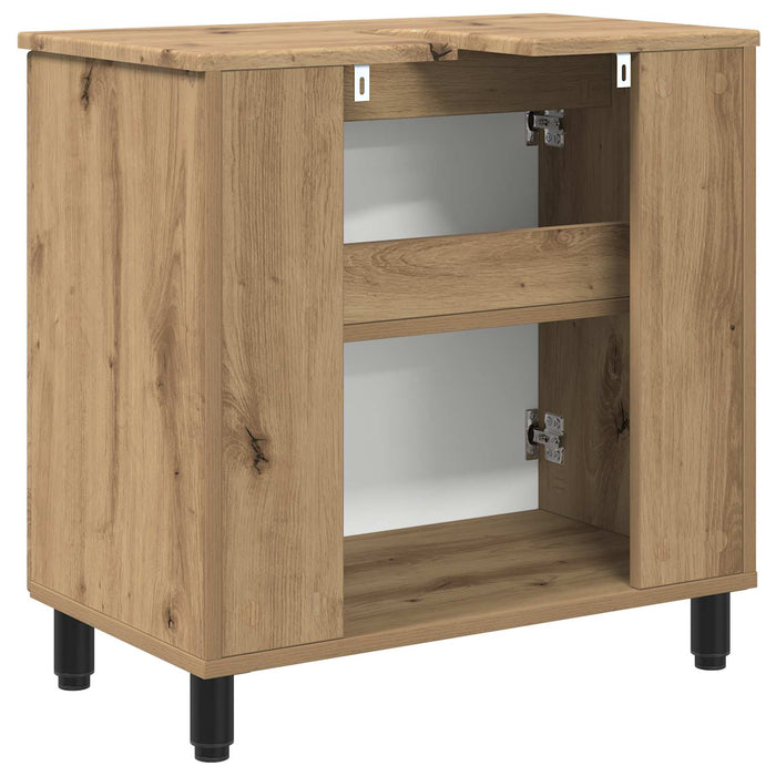 Unitate Vanity pentru Baie Stejar Artizanal 60 x 35 x 60 cm - WALTI WALTI