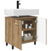 Unitate Vanity pentru Baie Stejar Artizanal 60 x 35 x 60 cm - WALTI WALTI